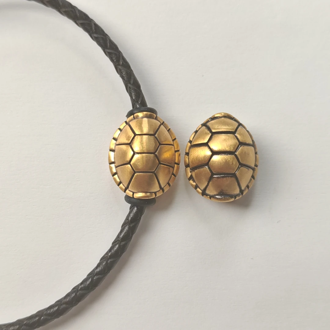 足金富甲天下龟背皮绳手串（多样性发货发其一）