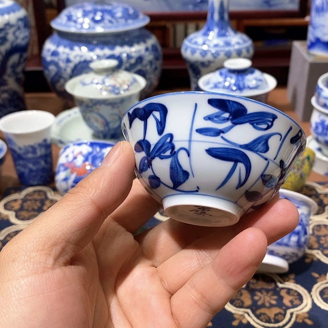 瓷片景德镇旭日堂老茶花福利