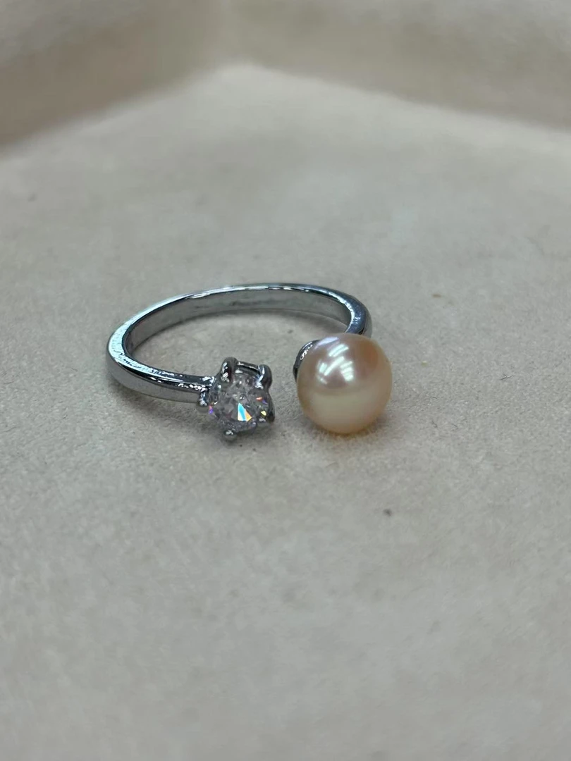 732.天然珍珠王妃款戒指