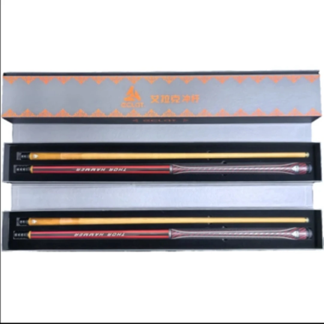 艾拉克冲杆雷神之锤短冲碳化木胶把冲球杆台球杆