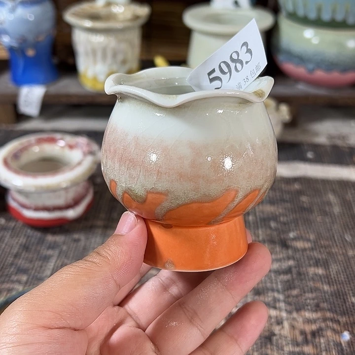 口5 手工花盆满30包邮