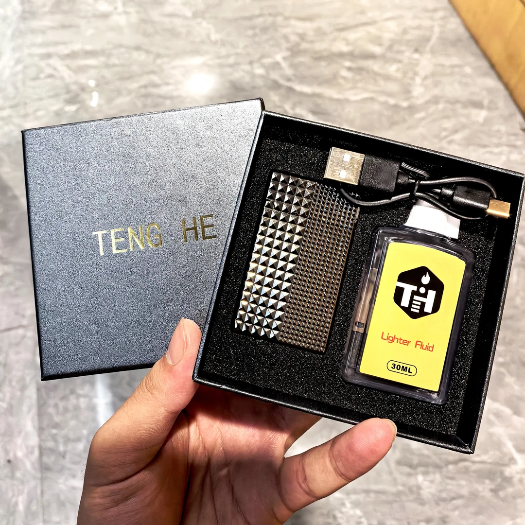 网红复古智能声控煤油打油电混合打火机脆朗声可视高科技个性创意