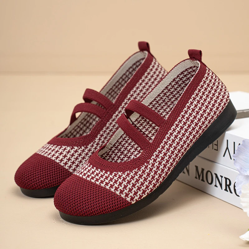 老北京布鞋女百搭新款春夏舒适透气防滑一脚蹬妈妈鞋软底轻便休闲