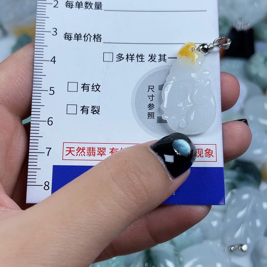 翡翠未镶嵌颈饰772