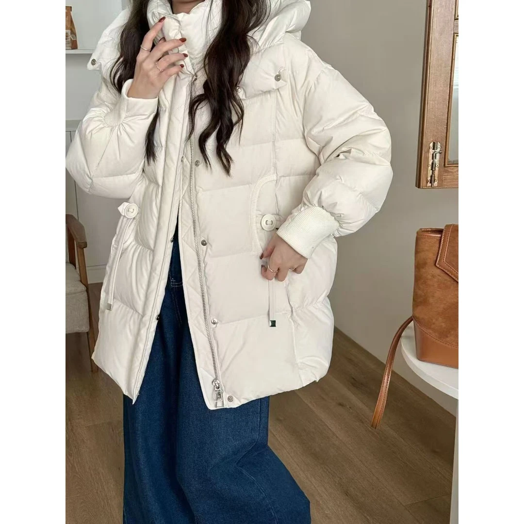 『暖心U』简约设计百搭时尚高品质厚款羽绒服968