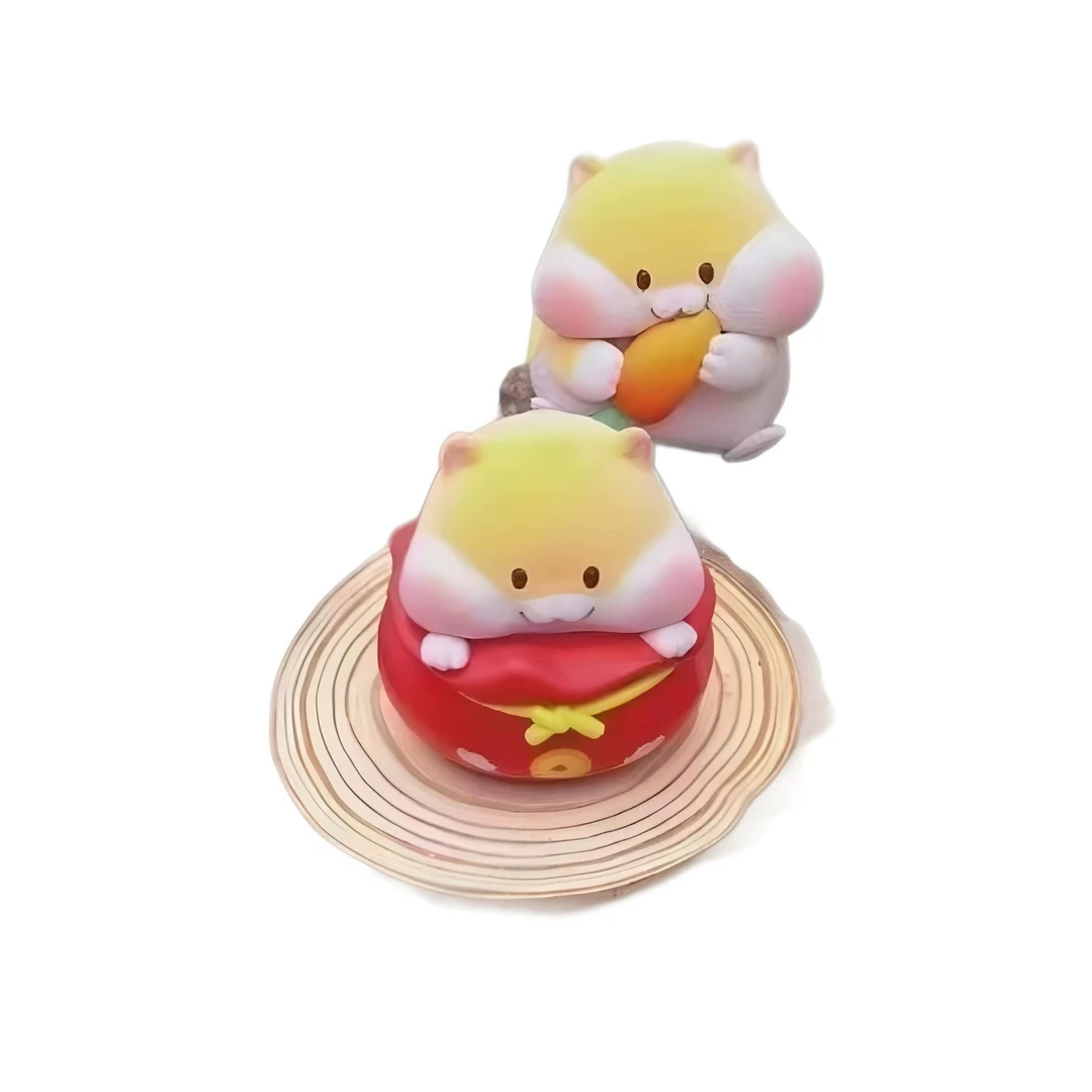 【闪电潮玩】仓鼠Hali日常系列盲盒潮玩手办公仔娃娃礼物摆件玩具