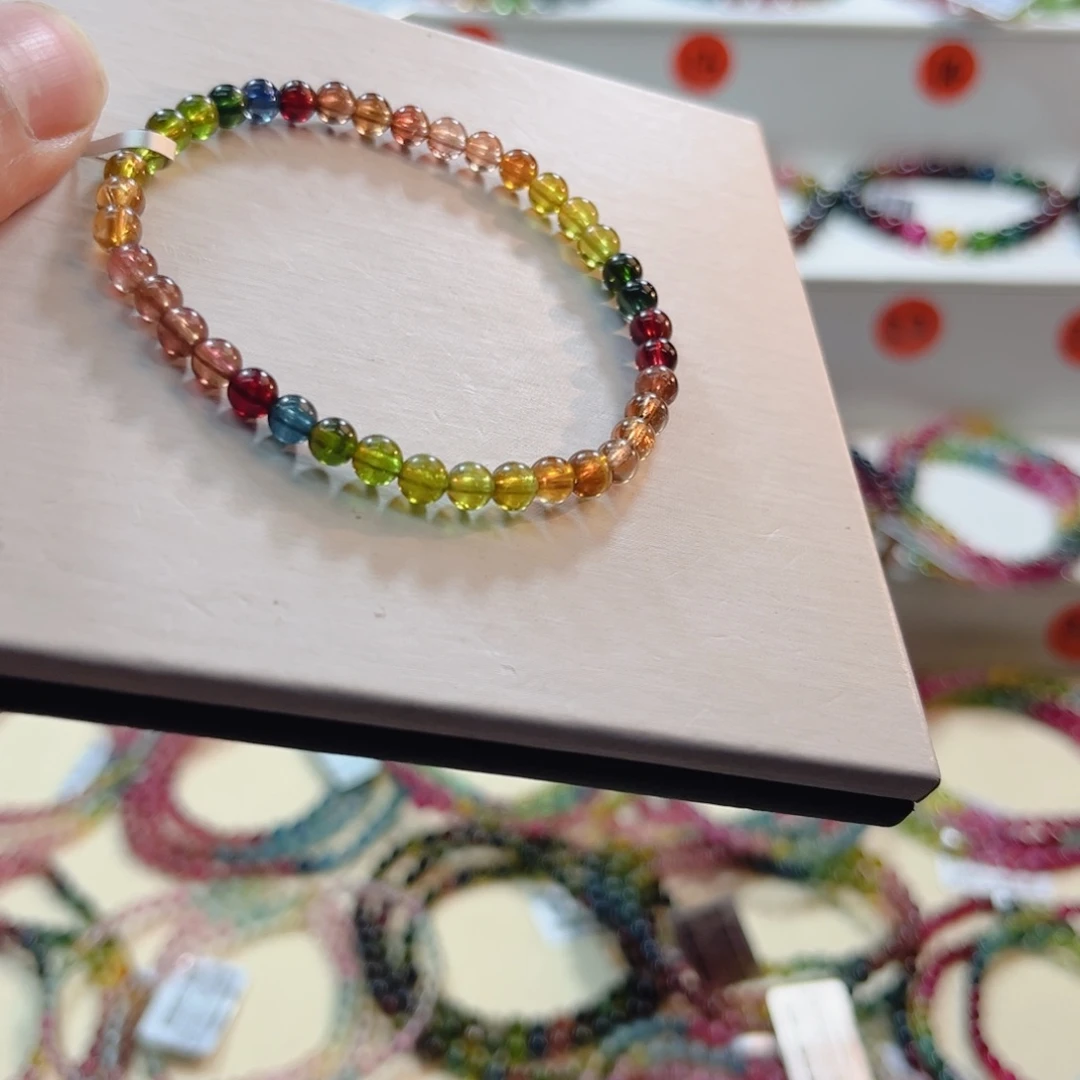 碧玺未镶嵌手链碧玺