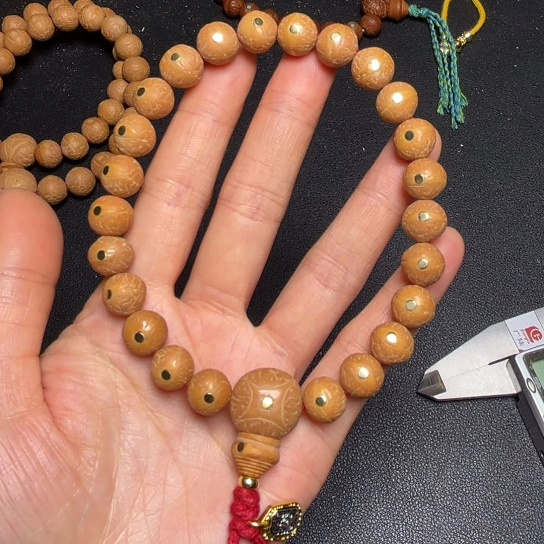 凤眼菩提吊坠11mm精品铜钉手串
