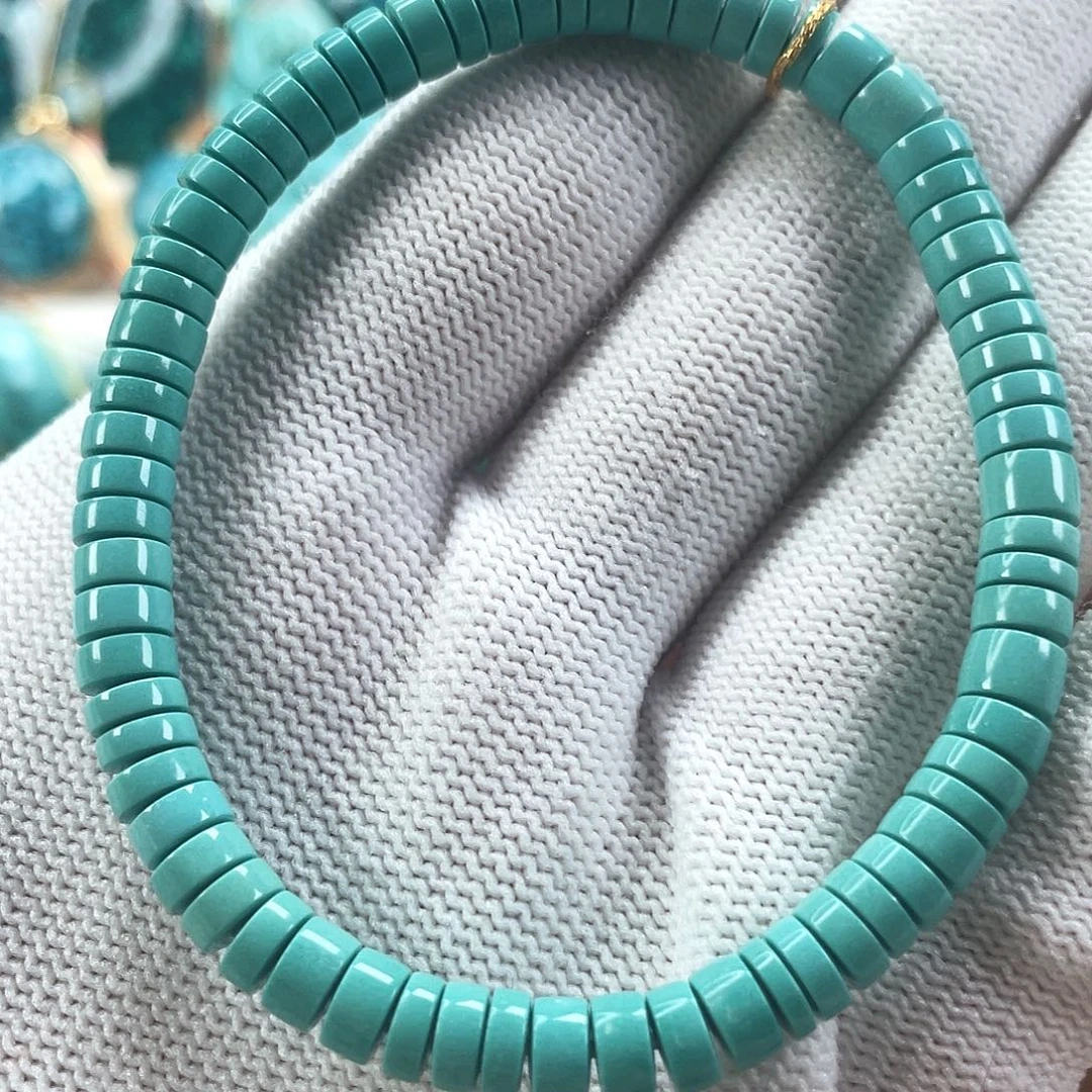 绿松石未镶嵌车挂