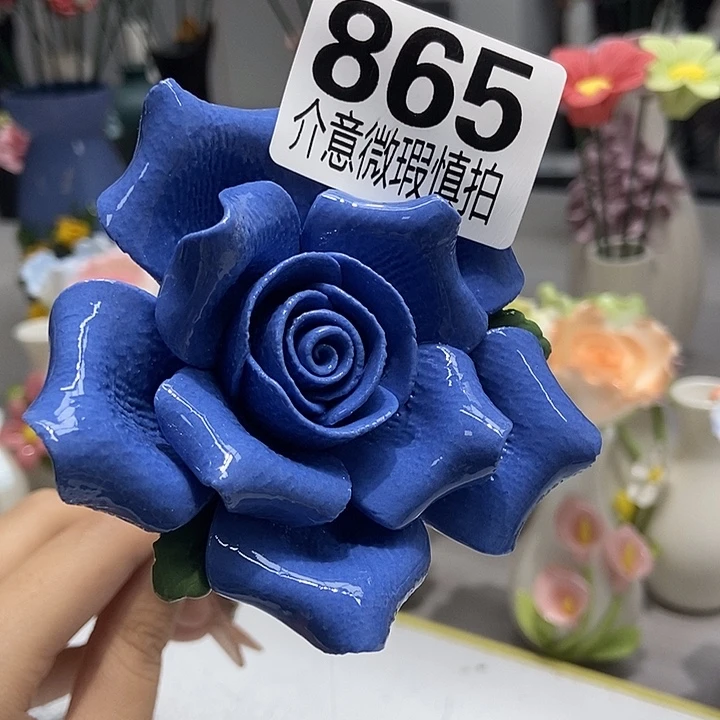 陶瓷纯手工捏花设计