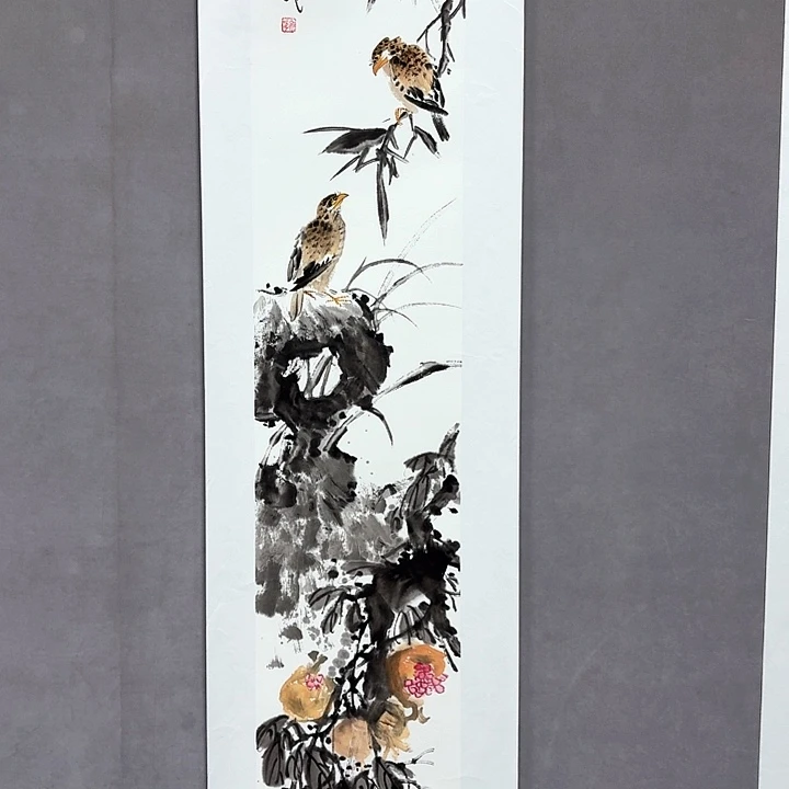 国画亲笔手绘放心去藏