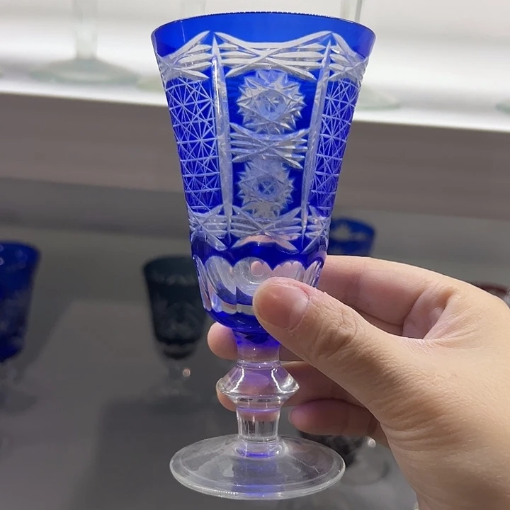 手柄款水晶玻璃微瑕一个