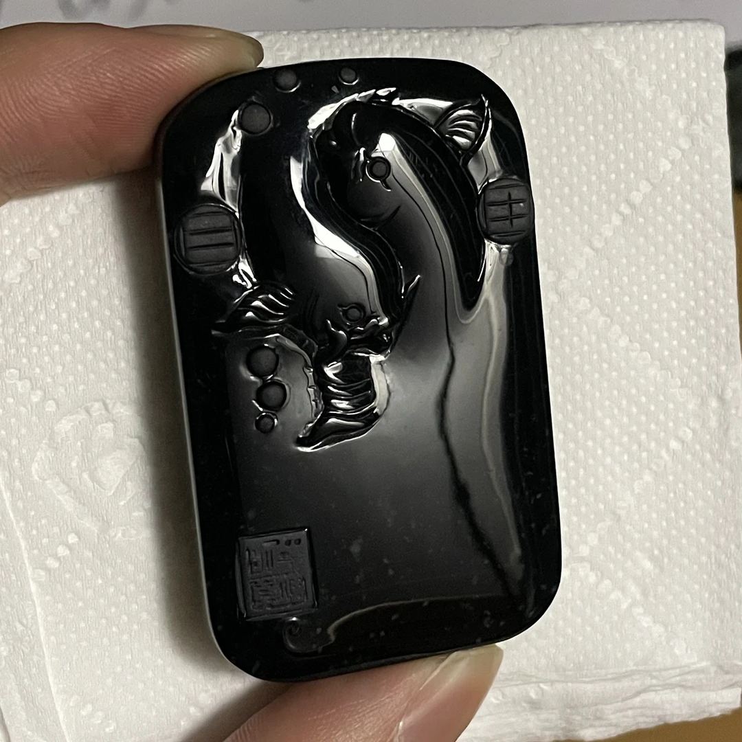 天然翡翠a货 太极双鱼牌