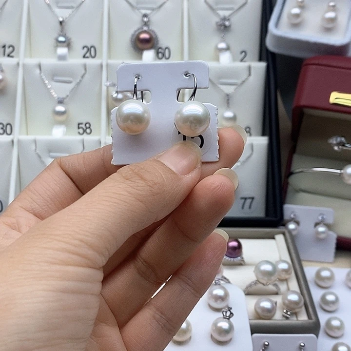 银非金属福利高跟鞋耳钩