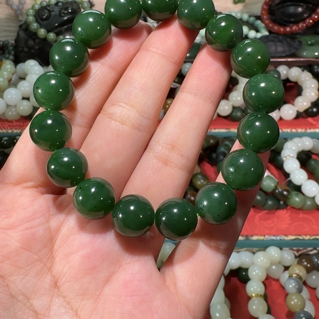 和田玉未镶嵌手链