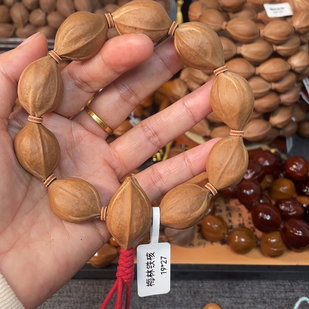 从***鱼橄榄核手串/手链梅林铁核1927手串