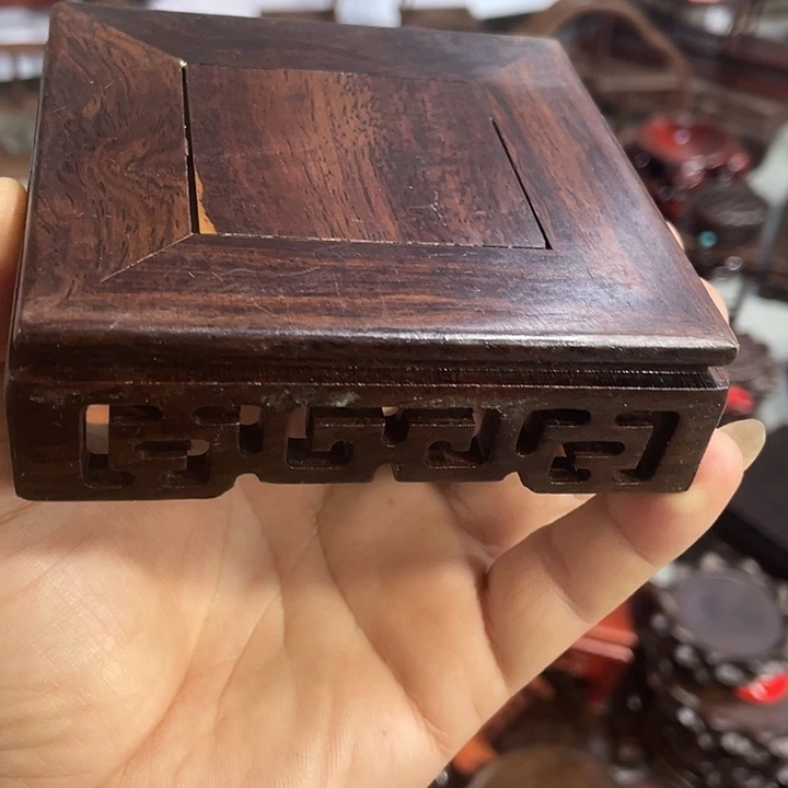 香榧木红木底座工艺品