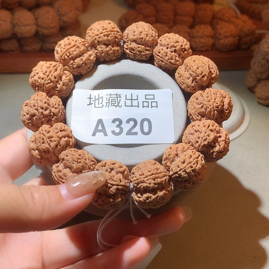 金刚菩提手串22尺寸龙骨梅花双龙