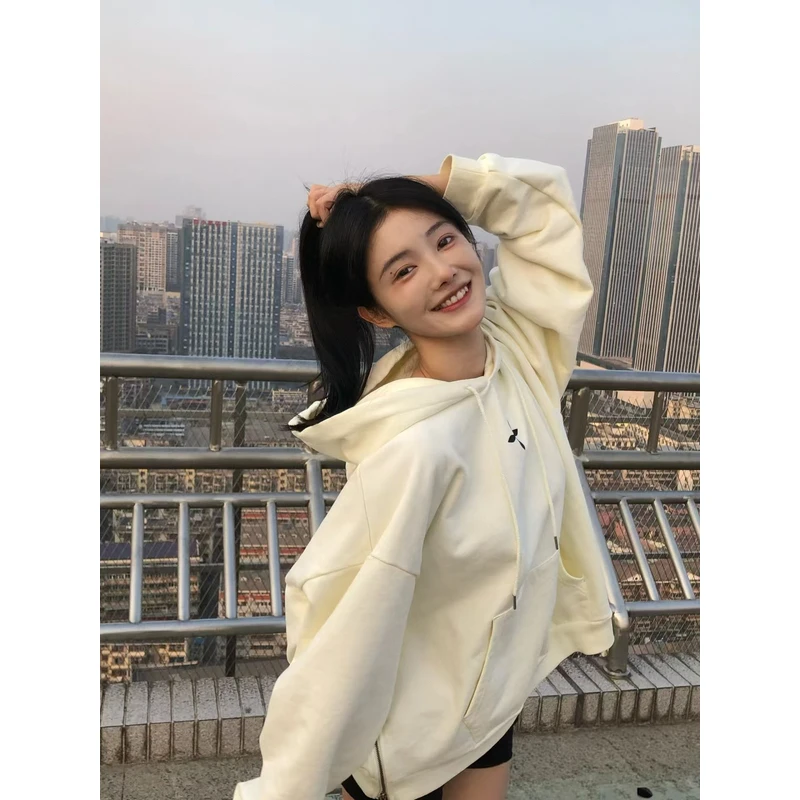 【W卫衣 毛衣合集】十字花卫衣毛衣春秋美式休闲情侣连帽宽松百搭