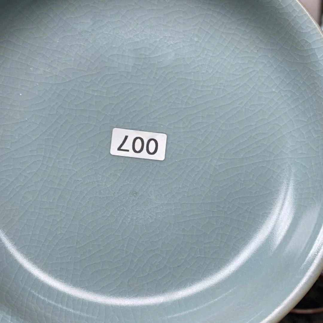 ****蓝陶壶承抱朴汝瓷仿古微瑕