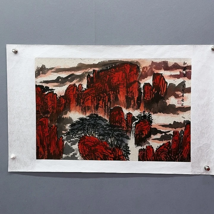 国画书法作品多次