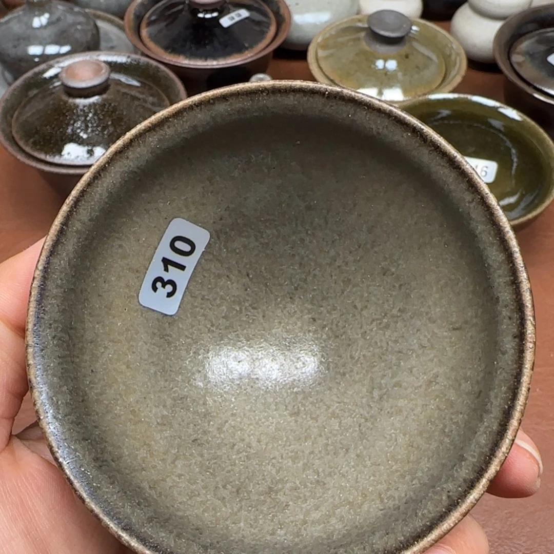 茶盏龙窑柴烧原矿原釉310