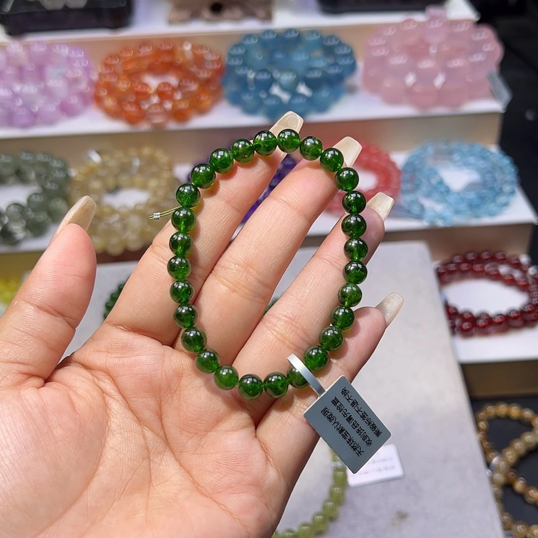 透辉石透辉石未镶嵌I**丽冰种透辉石6.8m m