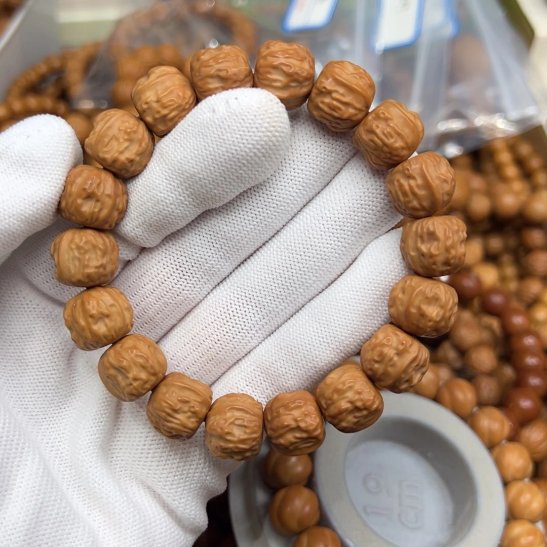 猴头核桃手串孤*微瑕蛤蟆头