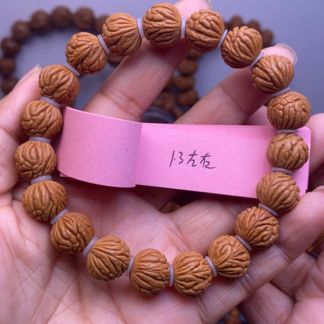 秦岭龙纹桃核19颗