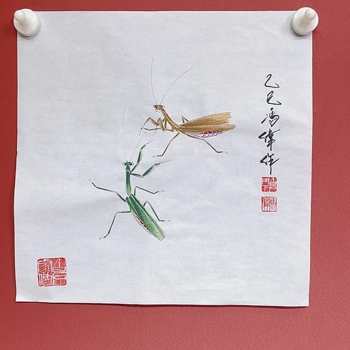 国画冯老师手绘作品