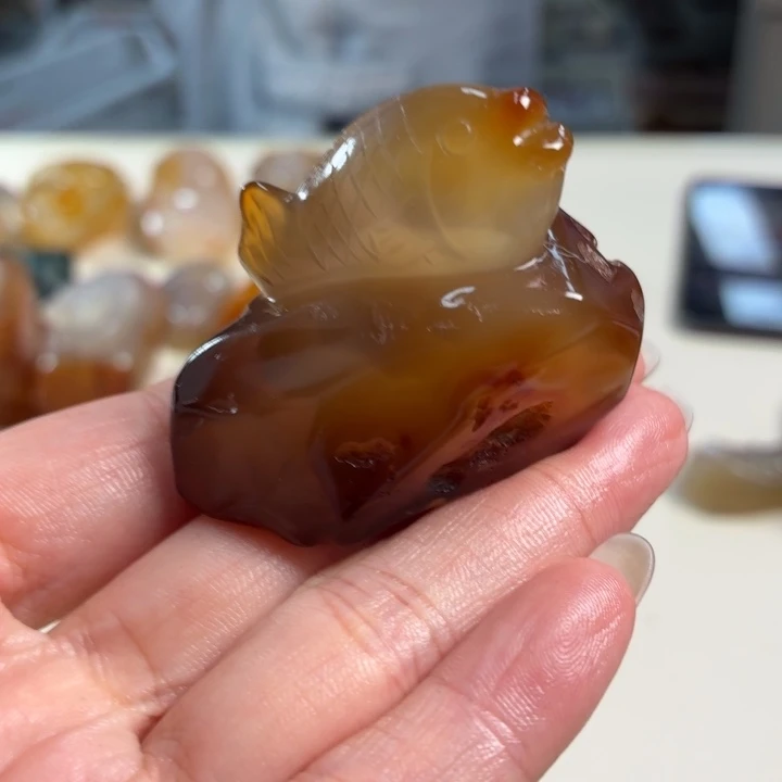 玛瑙/玉髓吊坠(不含链)未镶嵌