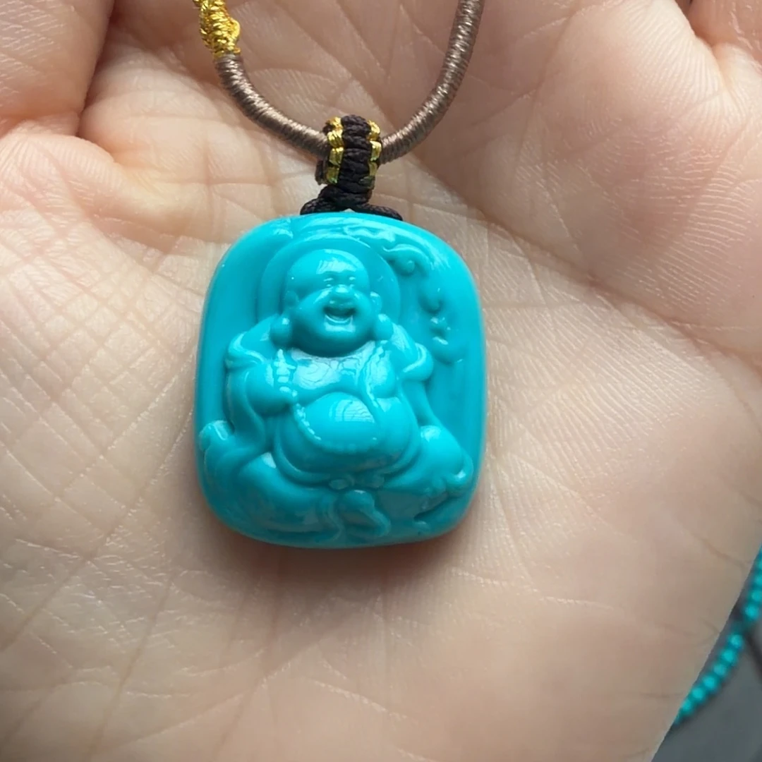 绿松石未镶嵌颈饰