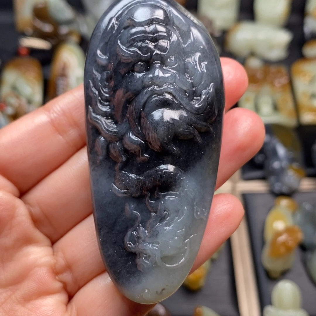 和田玉把件未镶嵌