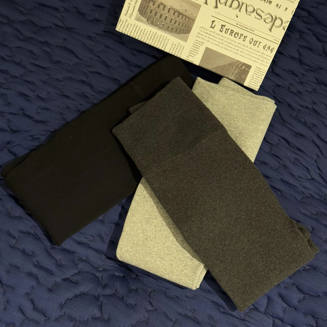 【塔鹿蕾】新款显瘦细腿纯色加绒美腿连脚袜打底裤袜13545