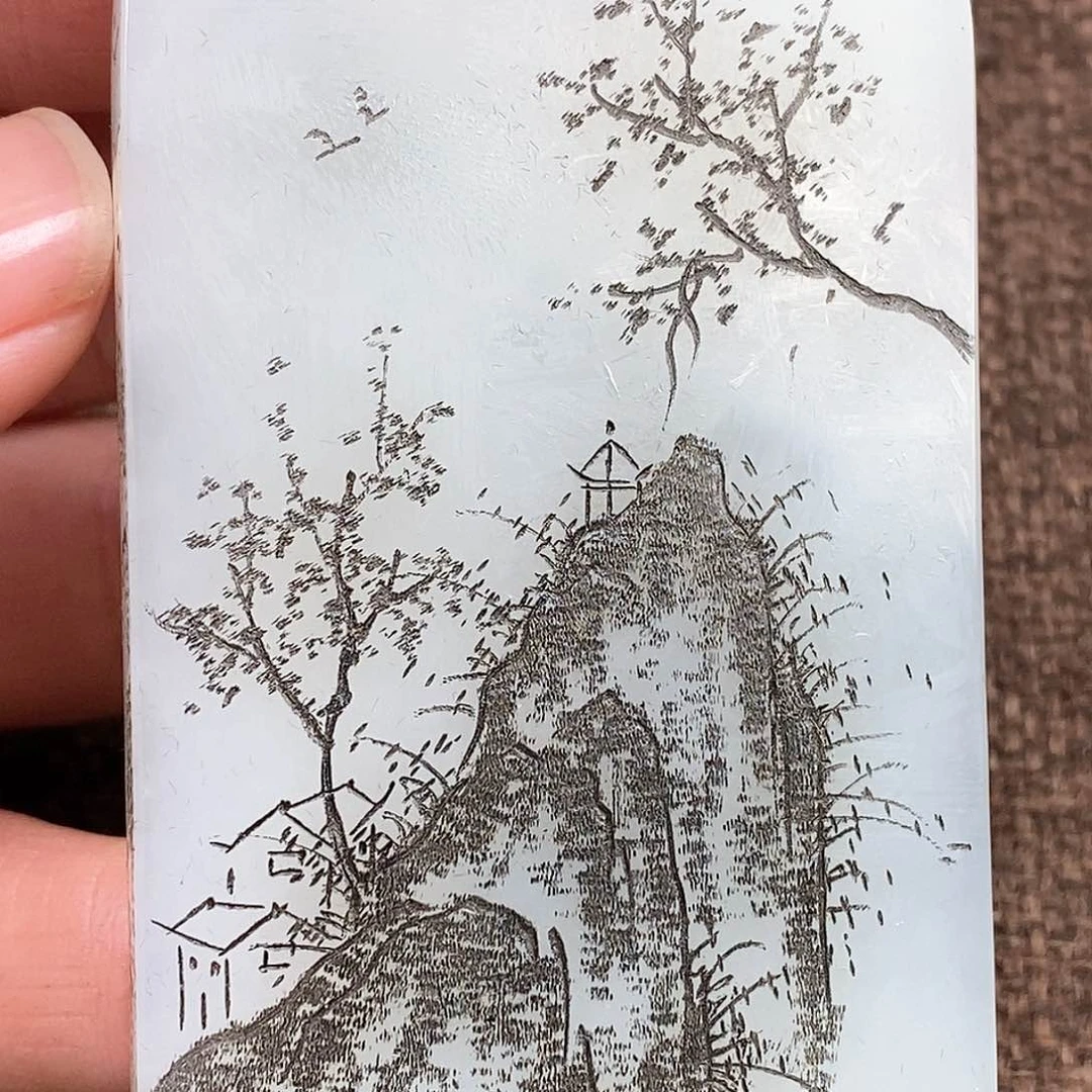 和田玉挂件未镶嵌