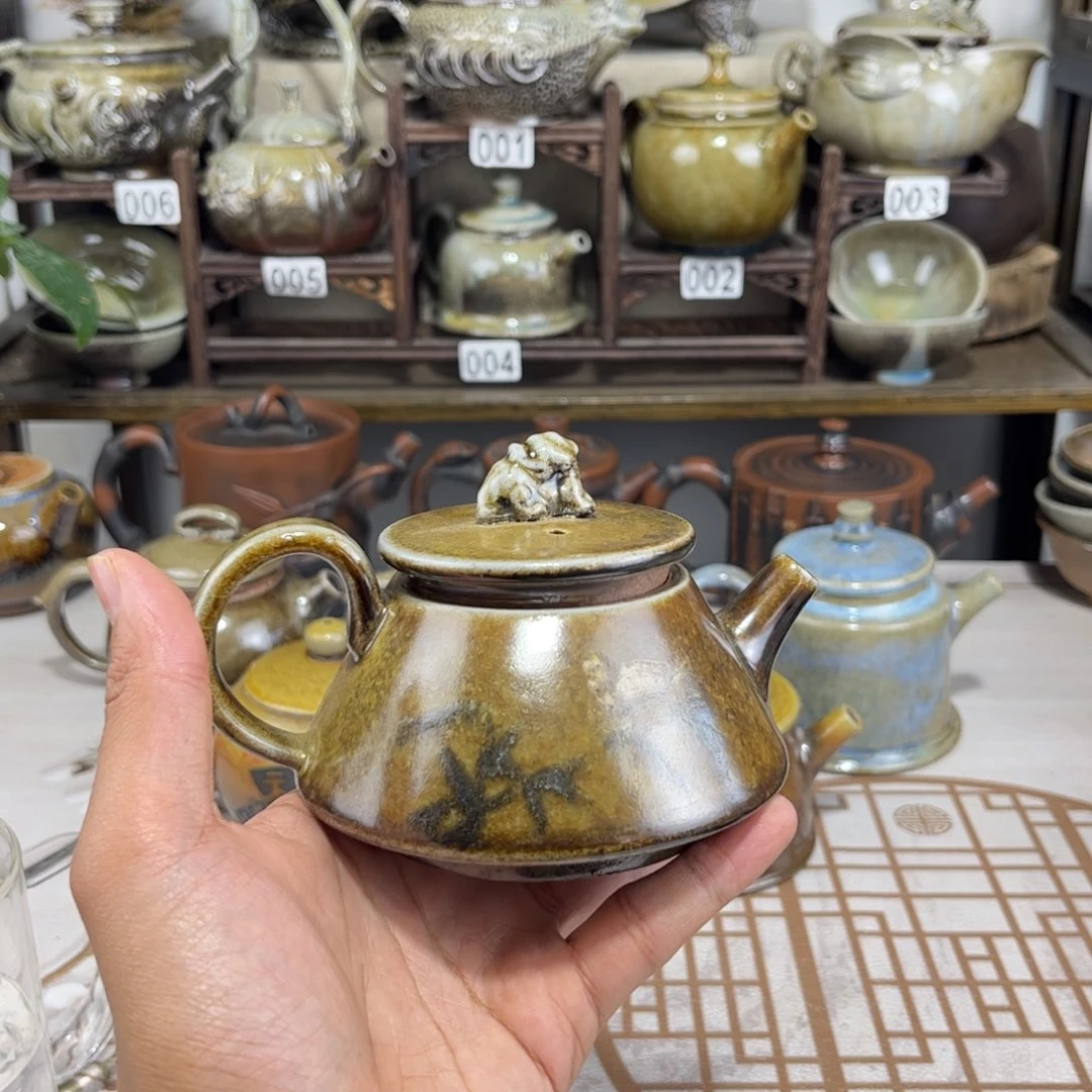 白泥柴烧福利款，古法传承裸坯柴烧