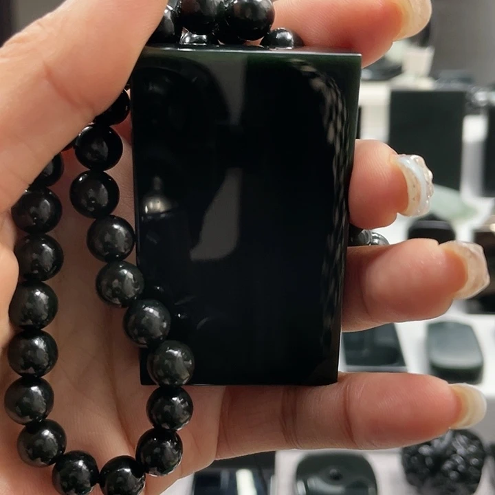 【闪购商品】和田玉（青玉）颈饰未镶嵌大*大