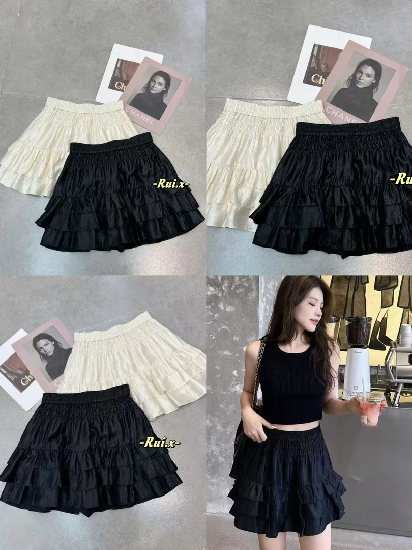 【BAI】蛋糕裙半身裙百搭显瘦裙子293