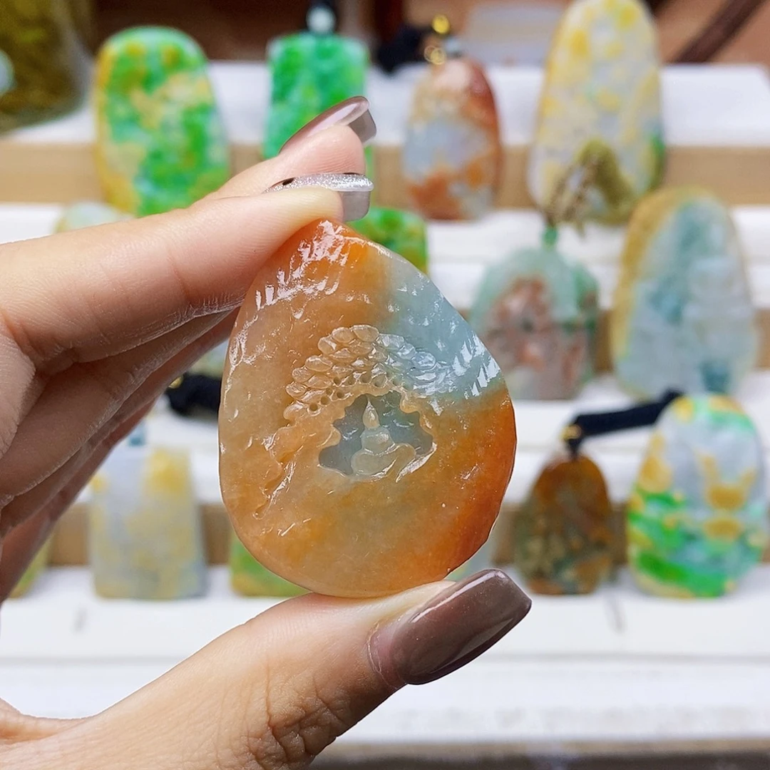 定制翡翠未镶嵌天然翡翠A货