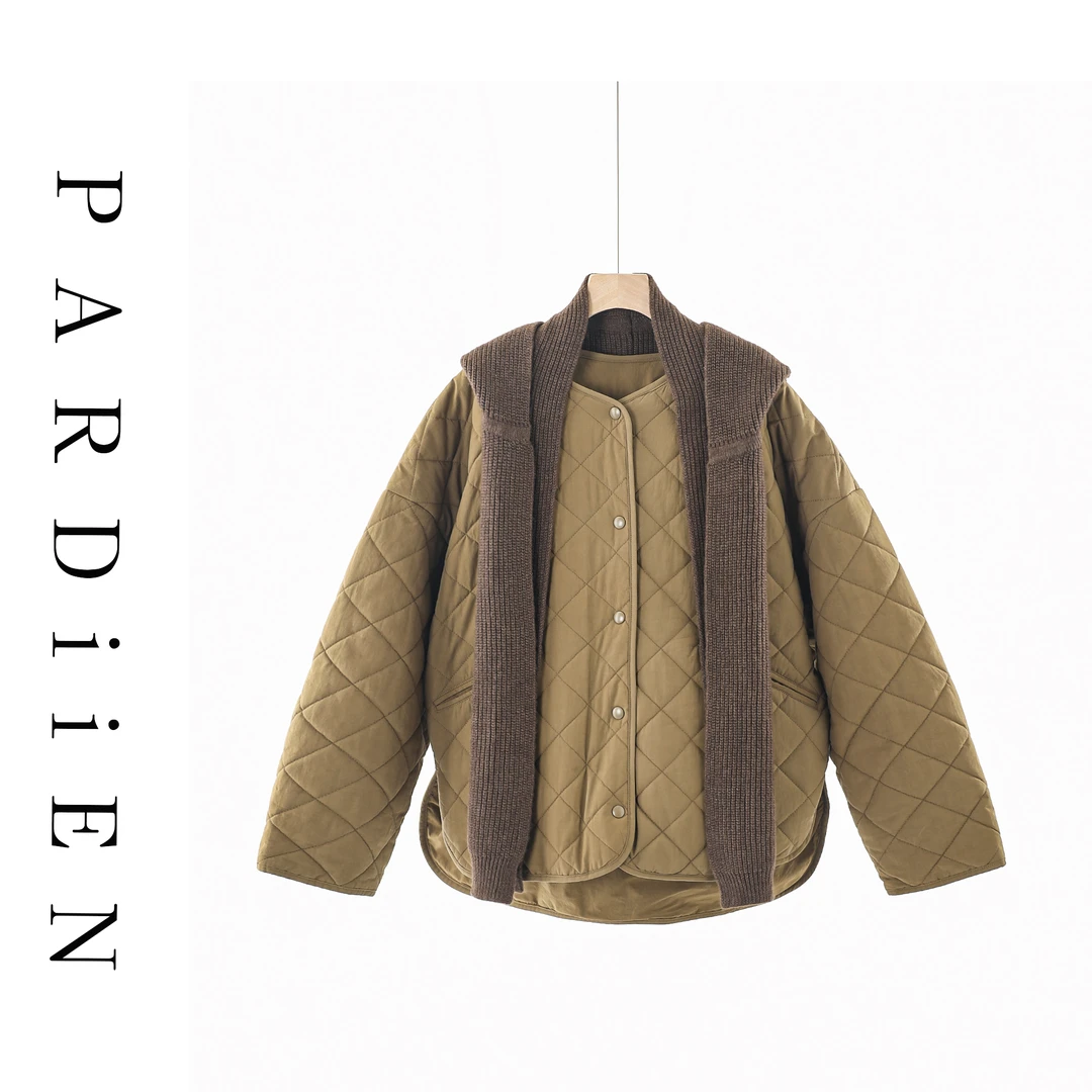 【北总严选】帕迪恩FL围巾两件套菱格棉服MF9220