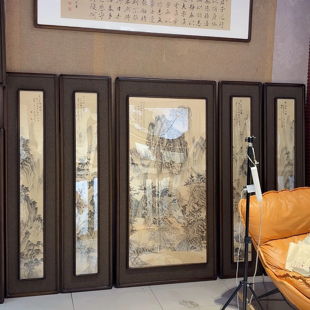 天***涯国画真人手绘作品