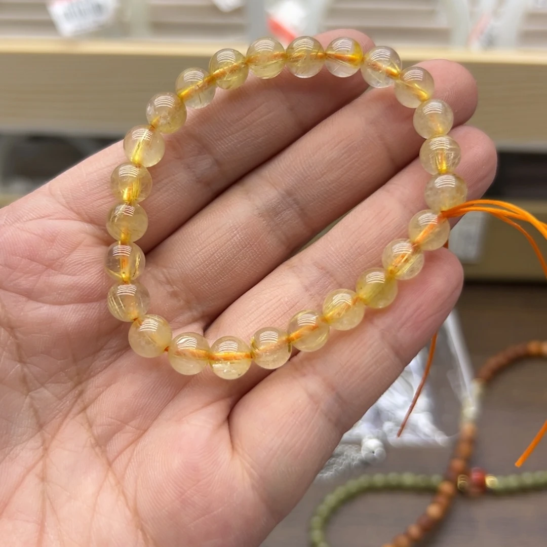 未镶嵌手链烟晶725