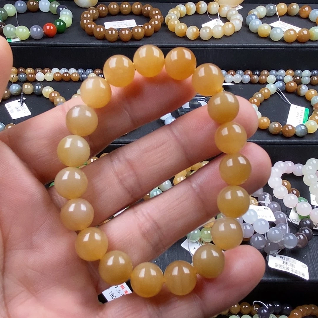 和田玉未镶嵌手链