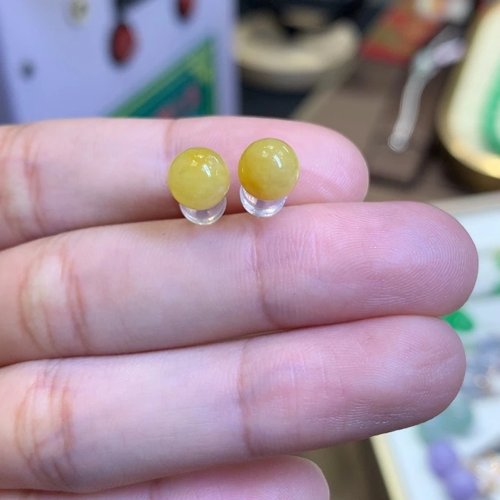 颈饰18K金镶嵌翡翠翡翠