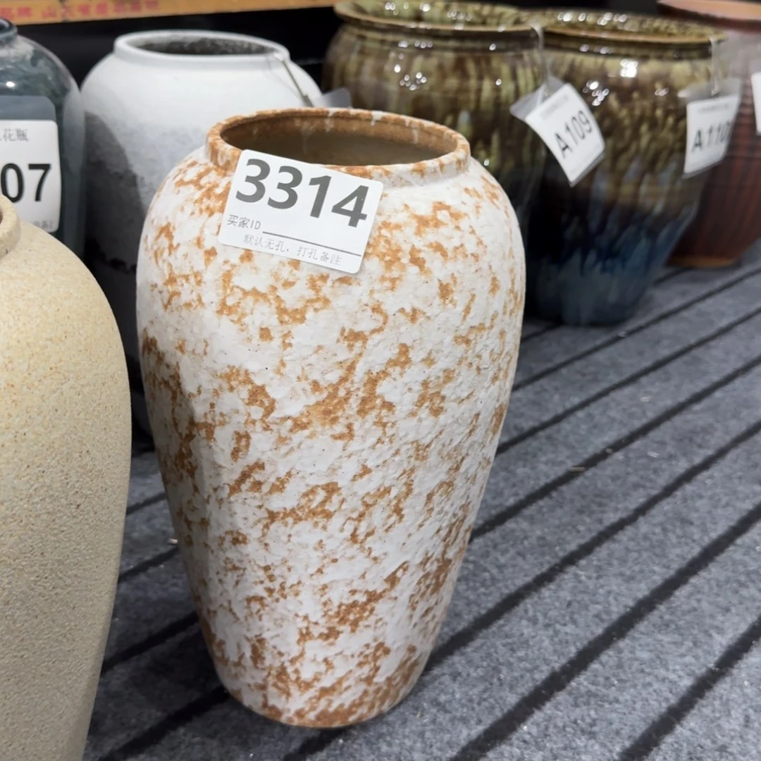 九***哥摆件景德镇高温花瓶编码3314高31口11默认无孔