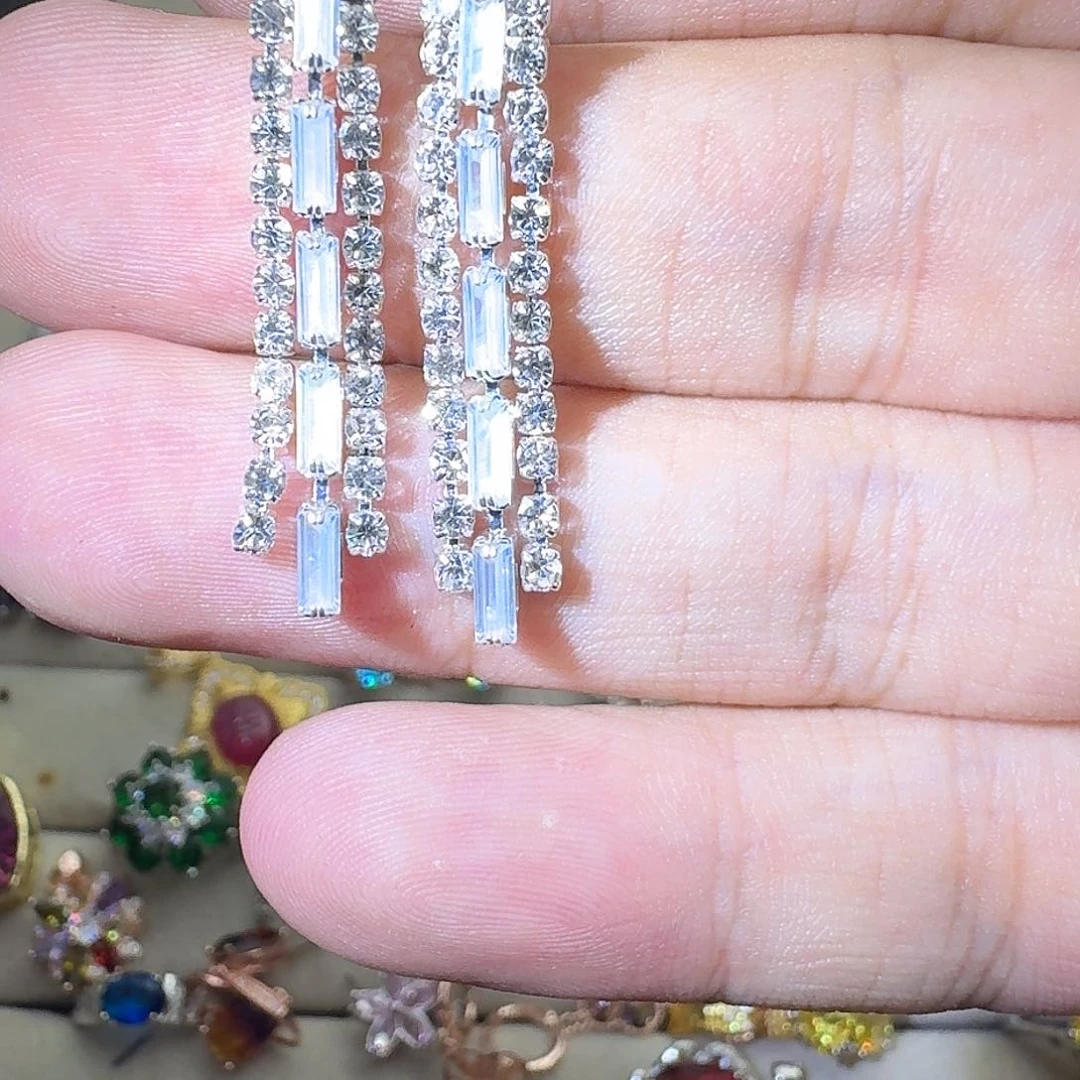 绿水晶戒指银S925镶嵌