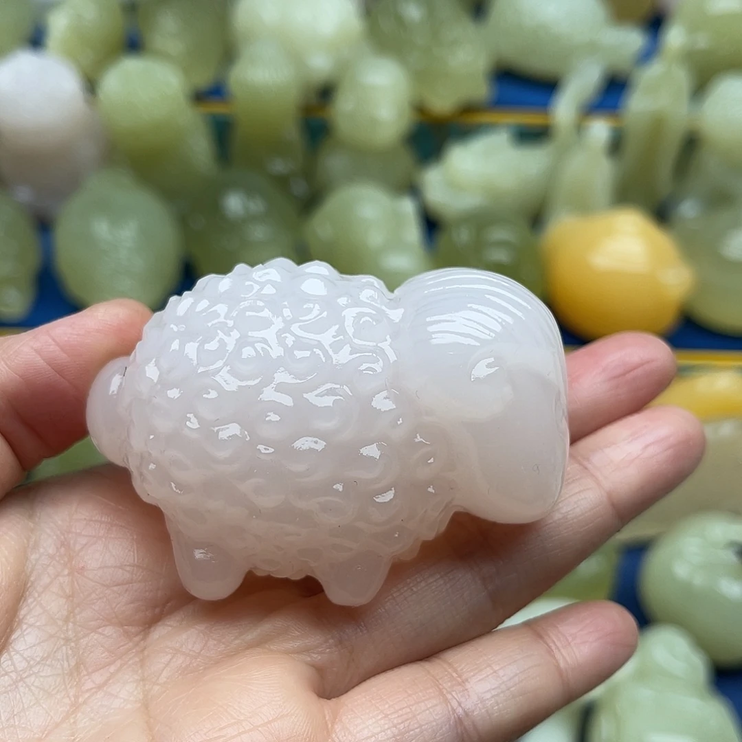 玉天然桌面小摆件