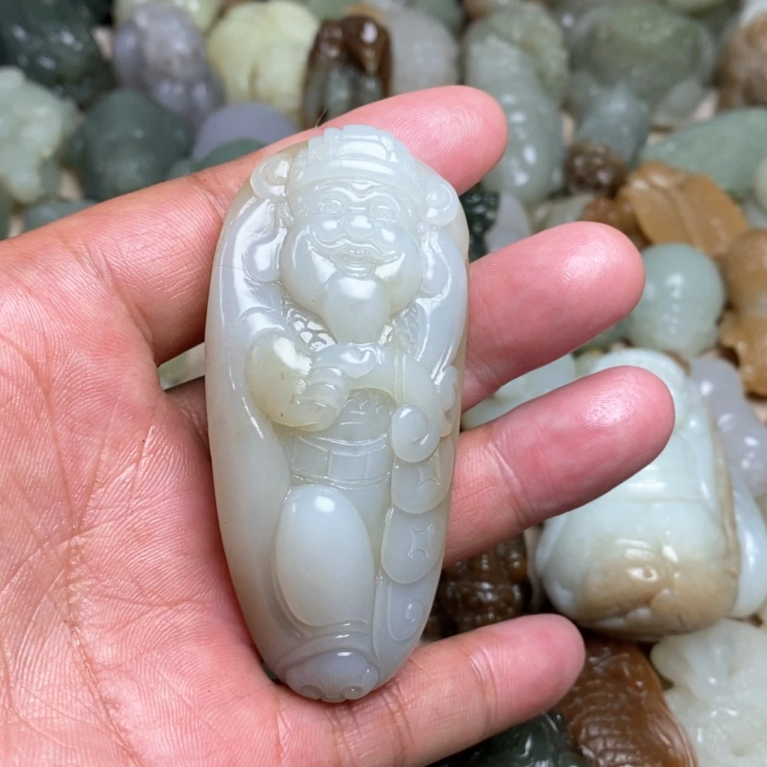 【闪购商品】和田玉挂件未镶嵌梦**咪