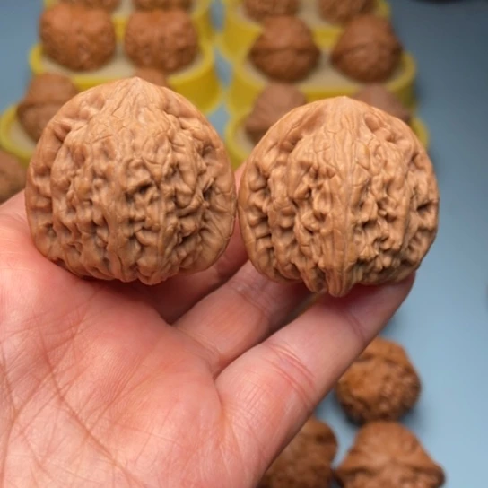 吊坠文玩核桃虎头王精对 37