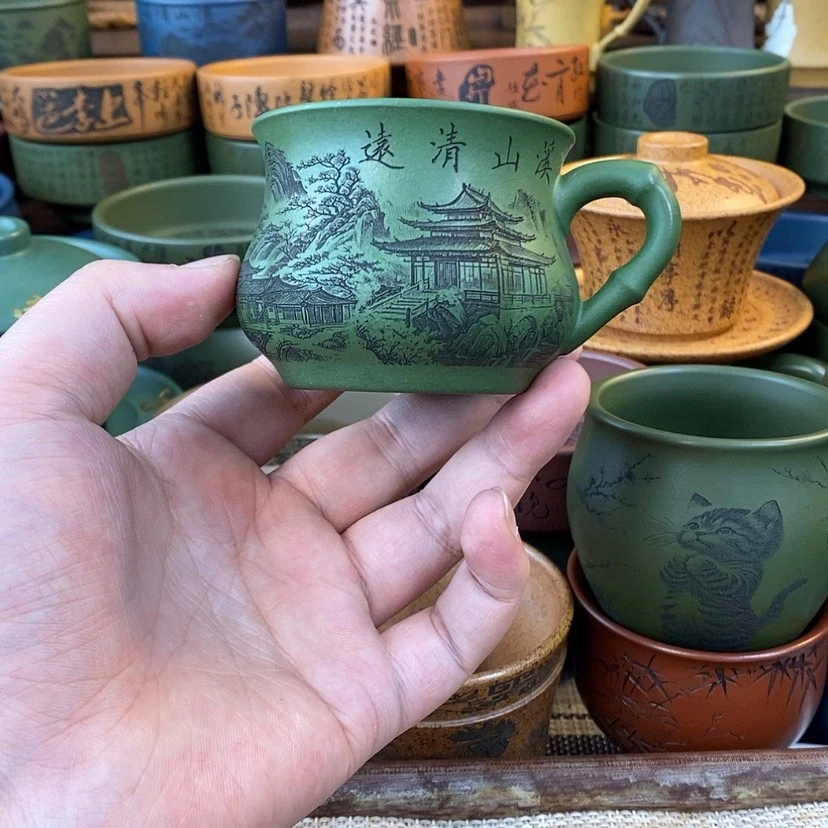 【闪购商品】紫砂杯子宜兴全手工紫砂杯